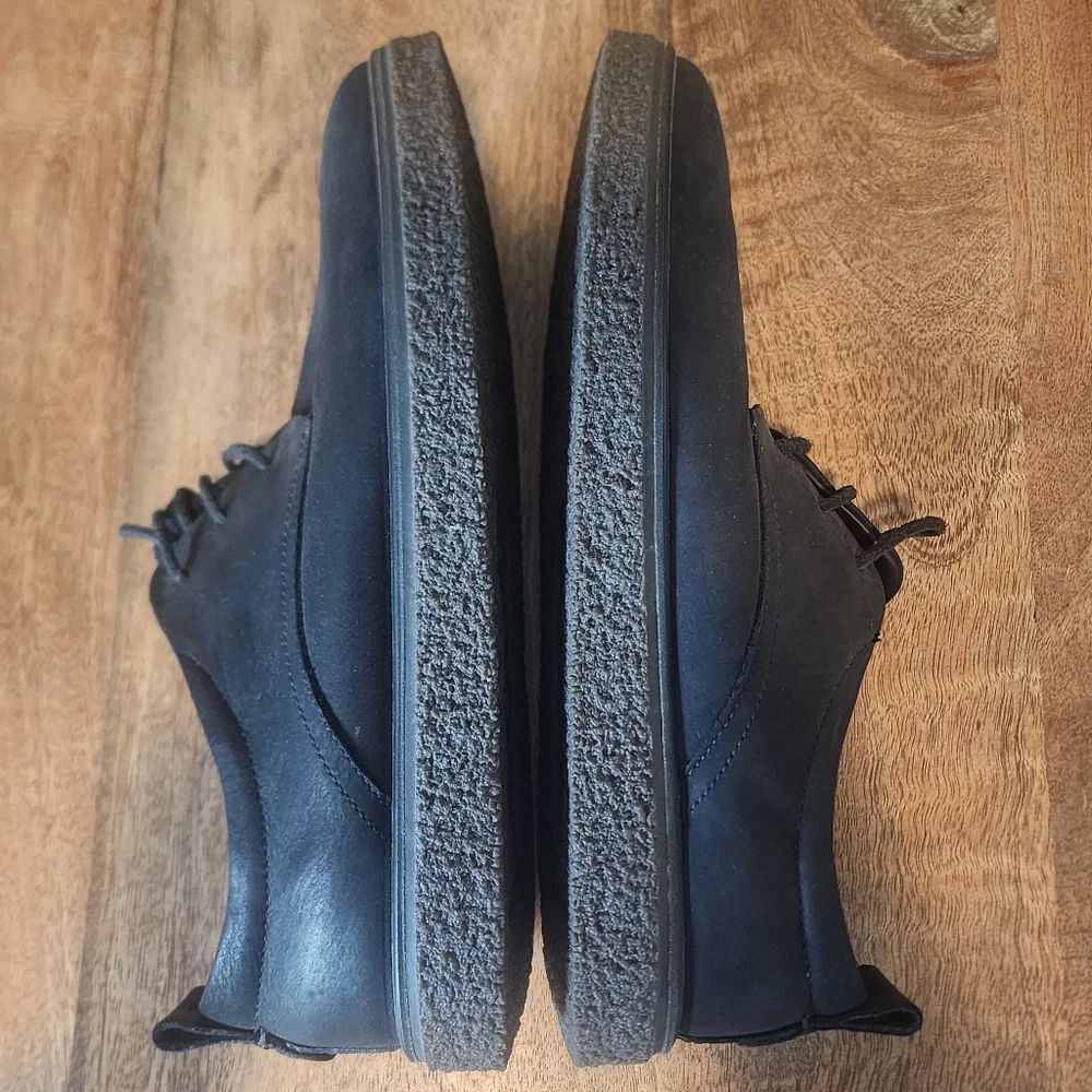 ECCO Crepetray Nubuck Leather Sneaker Shoes Mens Size 8